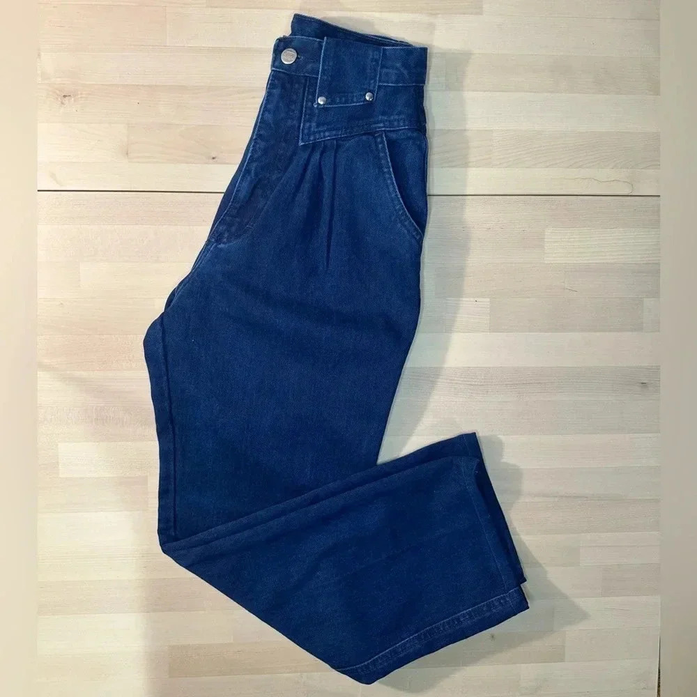 Vintage Dark Blue Roper High Waisted Jeans. - Picture 2 of 12